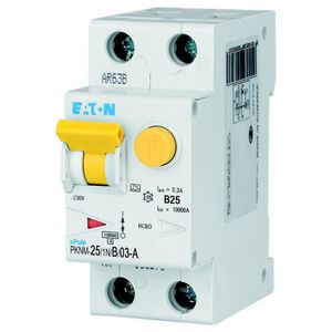 Aardlekautomaat (RCBO) PKNM, B-kar., 2P incl. N, 25 A, 300 mA, 10 kA, Eaton
