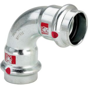 Bochtkoppeling persaansluiting 90° PRESTABO 18x18mm 1116