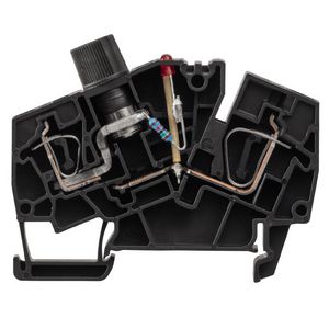 Zekeringsklem zwart 6mm² 10A 36V VVE=20
