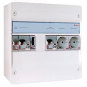 PV-Verdeler HS-2ALA-2 Wandcontactdoos-kWh-meter