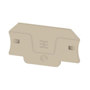 Afsluit- eindplaat h:58mm b:2.1mm V-0, 2871810000 VVE=20