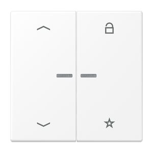 Tastafdekking A500 slagvast matwit eNet