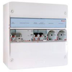 PV-Verdeler HS-ALS-B + MCB-ALA-2 Wandcontactdoos-kWh