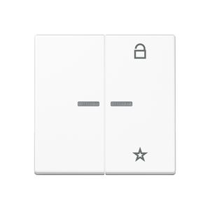 Tastafdekking A500 slagvast matwit eNet