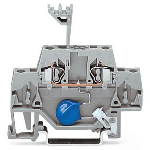 Moduleklem 2-etage met varistor grijs 280-502/281-609 VVE=50