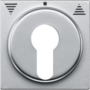 "Centraalplaat sleutel rolluik-impulsschakelaars - Aluminium