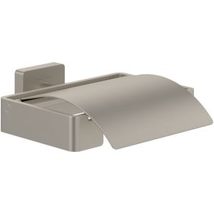Toiletrolhouder deksel Elements Striking Brushed Nickel Matt