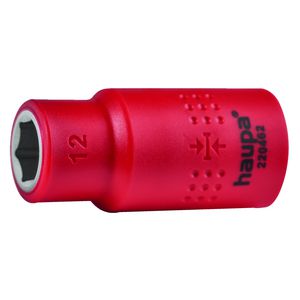 Dop zeskant 1/2" aandrijfvierkant SW 13mm 1000V VDE