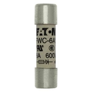 Zekering hoge snelheid 6A AC 600V 200kA 10x38mm aR UL VVE=10