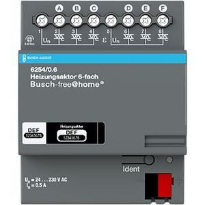 Free@Home verwarmingsaktor 230V 6-v DIN-rail