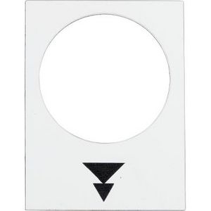 Etiket 30x40mm Markering symbool Wit Harmony XAC VVE=10