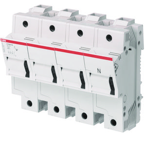 Zekeringhouder voor 22 x 58mm zekeringen 3p+N max 100A