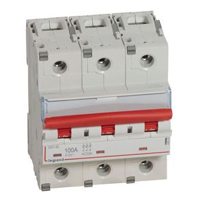 Lastschakelaar DX3 3-polig 100A rode hendel