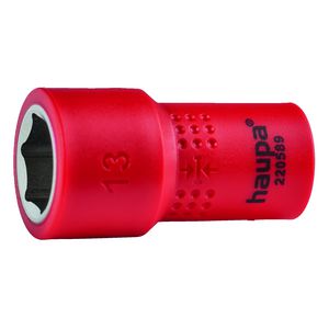 Inbusdop 1/4" aandrijfvierkant stift 10mm 1000V VDE