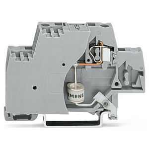 Moduleklem 2-etage +afsluitplaat grij 280-503/281-580 VVE=50