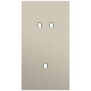 Tweevoudige afdekpl. verticaal 71mm centerafstand een tweevo