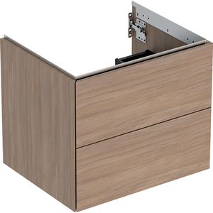 Wastafelonderkast 2x la 60cm eiken ONE