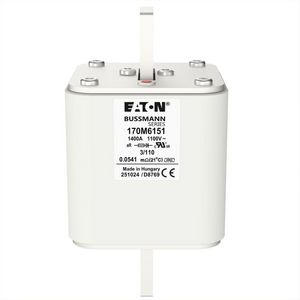 Zekering hoge snelheid 1400A AC 1100V 100kA size 3 76x90x