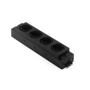 Contactblok 4x 230V RA type 910 WINSTA in/uit zwart