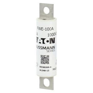 Zekering HRC 1000Vdc IEC/UL 100A aR 25mm Round f