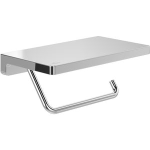 Toiletrolhouder met planchet Elements - Striking Chrome