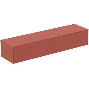 Conca wastafelmeubel 200x50x37cm 2 laden afdekblad zonder uitsnijding matt sunset