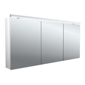 Led-spiegelkast Pure-2 Classic 1600mm aluminium opbouw 3 deuren H=729mm