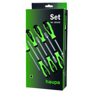 Schroevendraaierset dop binnenzeskant SW 5-13 7del 2C greep