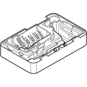 Koffer-inlay 20B-IV persgereedschap netvoeding: ABS