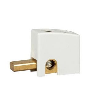 Doos a 4st. stiftaansluitklem / klemmenblok tbv Beltrafotrafo / wandcontactdoos 2x10mm²