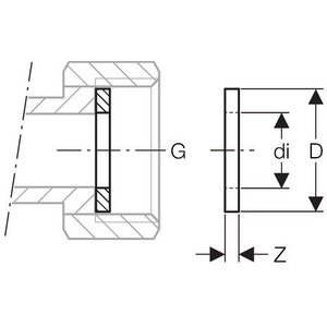 Afdichtingsring MAPRESS EPDM zwart 22mm VVE=10