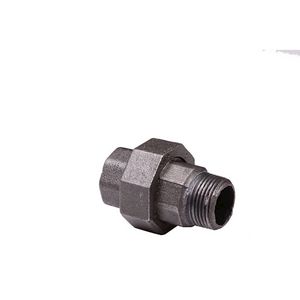 3-del. koppeling malleable vlakdichtend nr.331 zwart 3/4"bn.xbt.