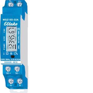1-fase DIN-rail kWh meter Met RS485-bus