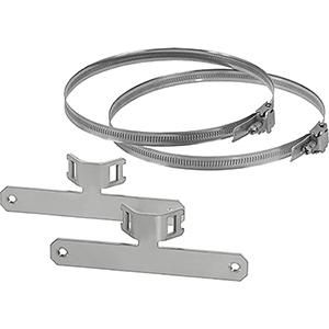 RVS Montageset mast- of paalbevestiging Mi BM1 150mm