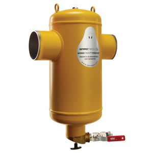 SpiroTrap luchtafscheider DN125 magneet/las