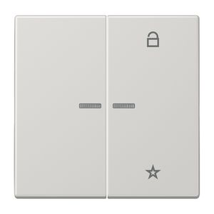 Tastafdekking LS990 licht grijs eNet