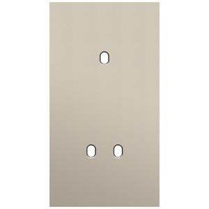 Tweevoudige afdekpl. verticaal 71mm centerafstand een enkelv