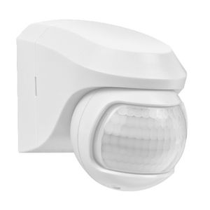Bewegingsmelder 230V 11m 200gr. IP44 opbouw wit