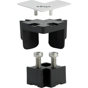 Afmontageset RVS/wit