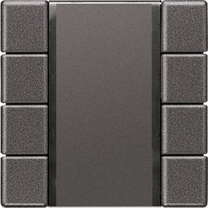 Tastafdekking LS lichtscene univoudig antraciet KNX VVE=10