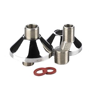 S-koppeling met rozet 1/2"x3/4" sprong 11,5mm p/paar