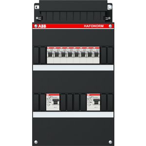 Installatiekast 8x achter 2x30mA 1-f