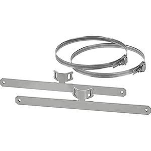RVS Montageset mast- of paalbevestiging Mi BM2 300mm