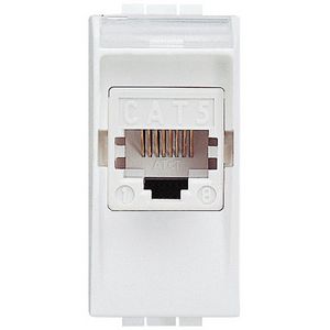 Wandcontactdoos inform.Light RJ45 at + t Cat. 5 VVE=10