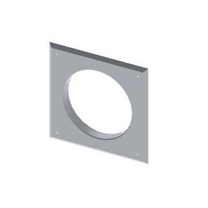 Rozet alu. Ø156 220x220mm voor Diablo Next alu-metal