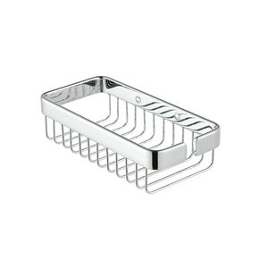 Fleshouder / douchemand chroom 190x90mm BASKET