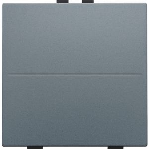 Enkelv. toets RF schakelaar/drukknop + 2 bedienknoppen blue grey