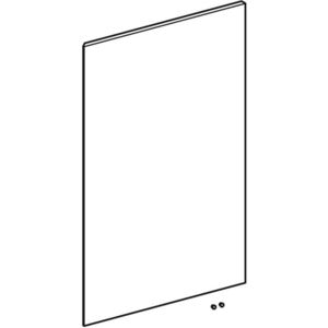 iCon deur rechthkg hoge kst B45cm Wt/Glkt mat H70cm