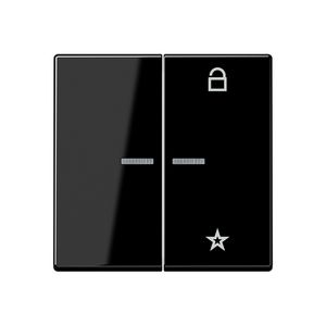 Tastafdekking A500 slagvast zwart eNet