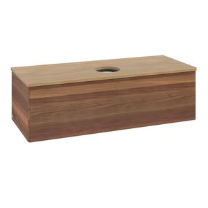 Wastafelonderkast Antao 1200x360x500mm Warm Walnut K32011HM